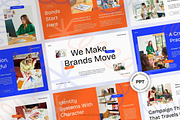 Creative Agency & Studio Portfolio, a Presentation Template by FIBRINOSÄ (Thumbnail 1 of 7)