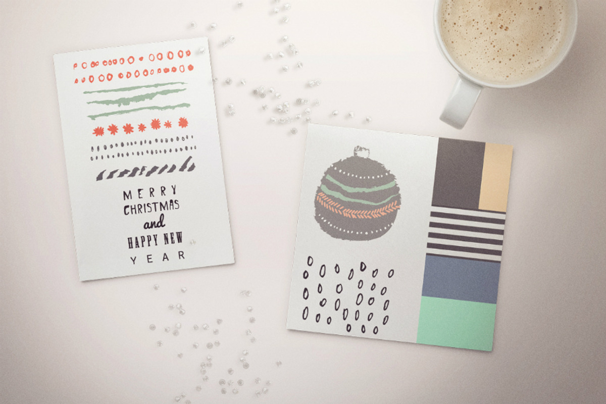 Winter Holidays Cards, a Decorative Illustration by Lera Efremova (Photo 4 of 4)
