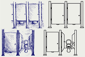 Public Toilet SVG