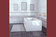 Modern bathroom with ceramic bath featuring bathroom, interior, and modern, a Beauty & Fashion Photo by Larser (Thumbnail 1 of 2)