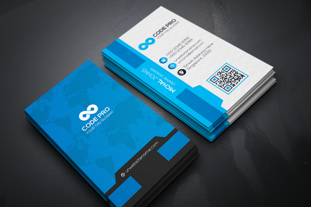 Modern Business Card, a Business Card Template by Genereux Art (Photo 2 of 4)