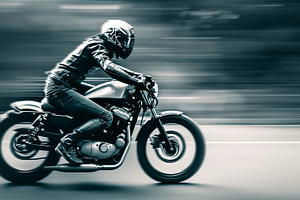 Side view of fast ride on motor, a Transportation Photo by MistyDay