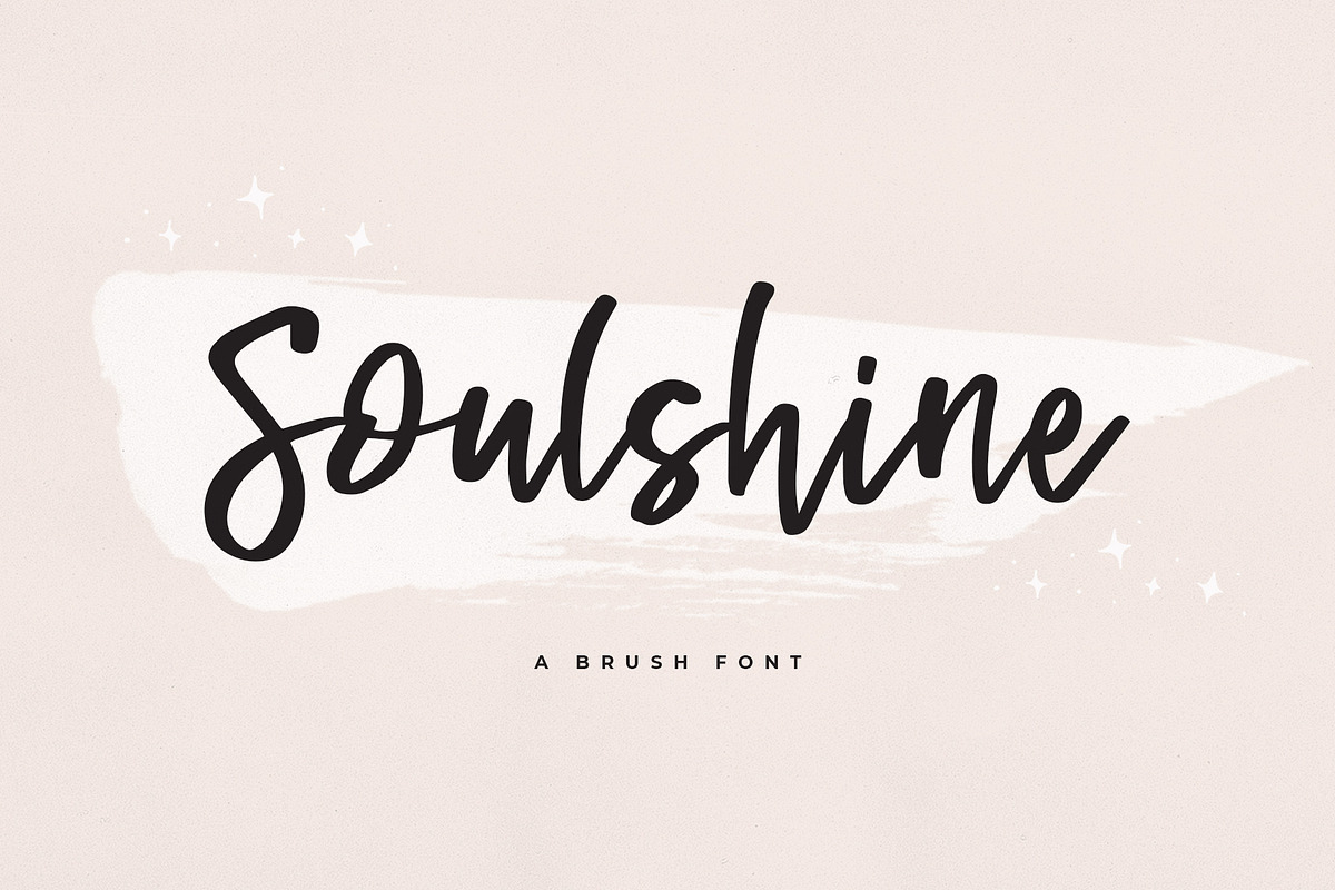 Soulshine, a Script Font by Paul Hewitt (Photo 1 of 7)