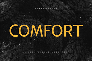 Comfort - Modern Racing Logo Font