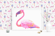 Golden Africa Watercolor Set, an Animal Illustration by Bibela (Thumbnail 3 of 9)