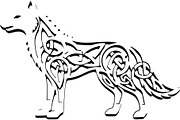 Alpha Wolf Silhouettes Bundle, an Animal Illustration by Designer_Momina (Thumbnail 16 of 21)