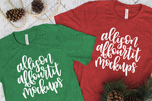 Bella Canvas Christmas Mockup Bundle