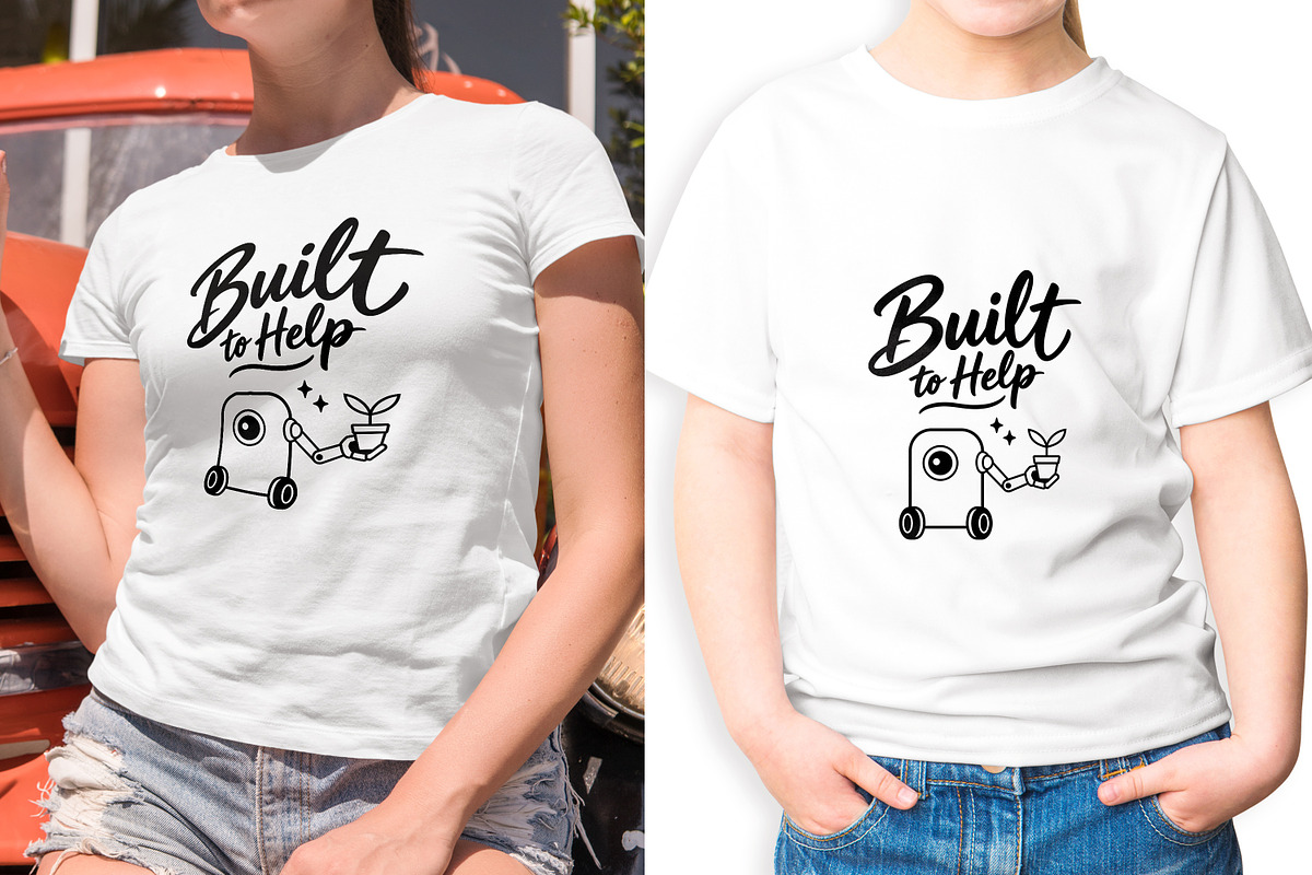 Built to Help Robot SVG, an Object Illustration by Ghagra (Photo 3 of 6)