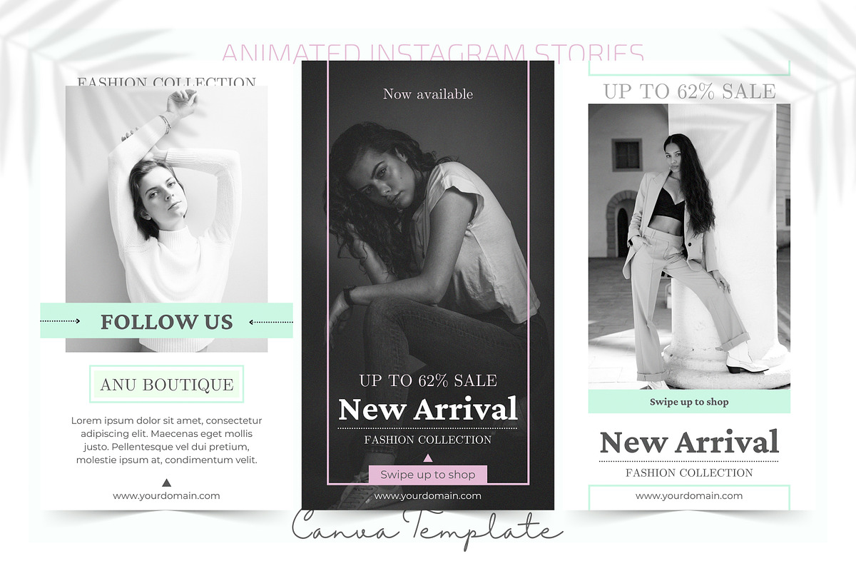 Canva Animated Instagram Stories, a Social Media Template by UP Studio (Photo 3 of 7)