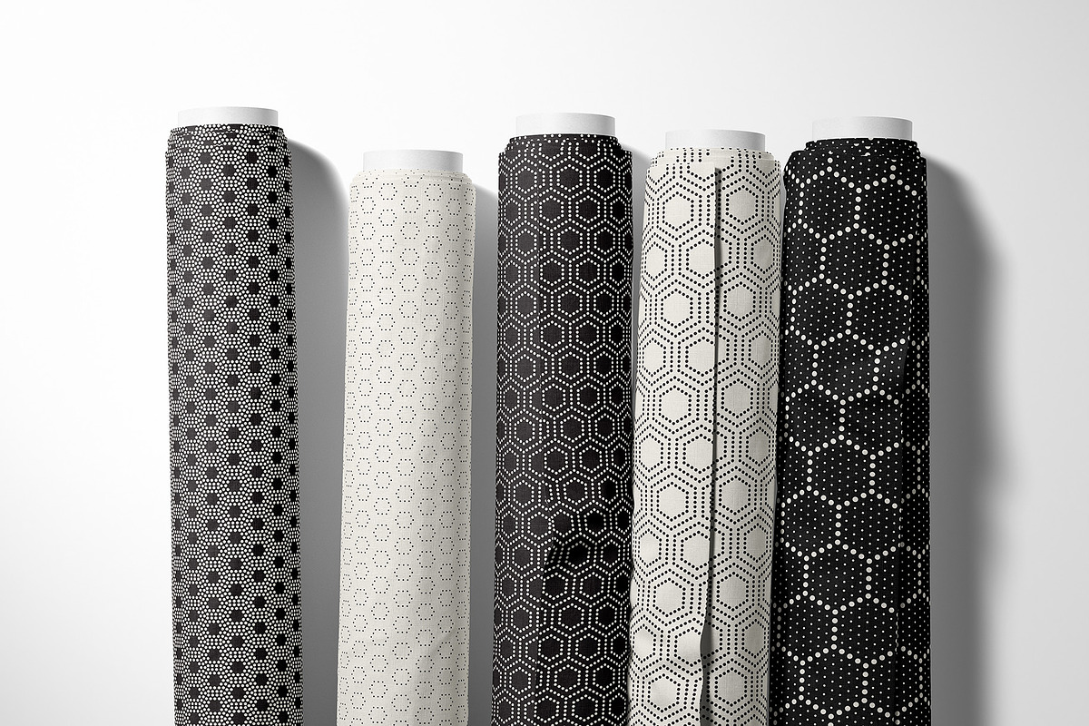 Hexagon | Surface Design, a Pattern Graphic by Curly_Pat (Photo 4 of 8)