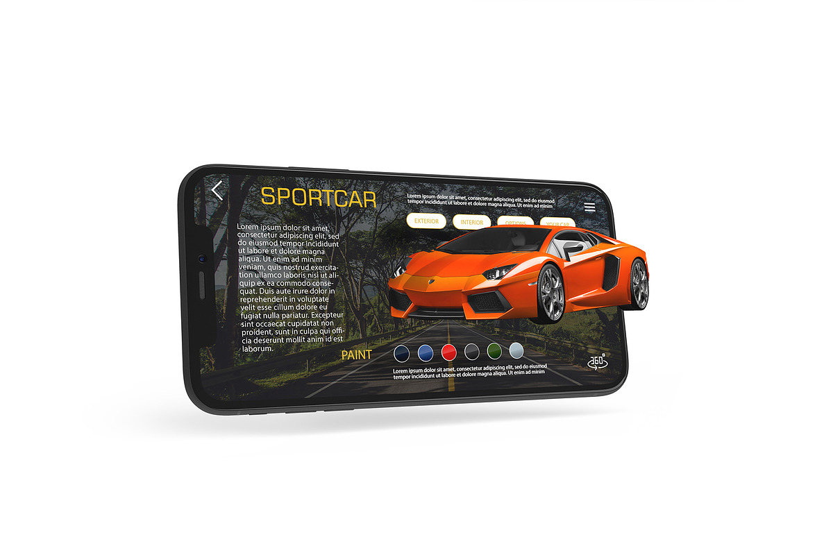 iPhone X Multilayer Mockup #5, an iPhone Mockup by Seven Lights (Photo 3 of 5)