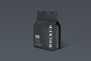 Small Coffee Bag Mockup