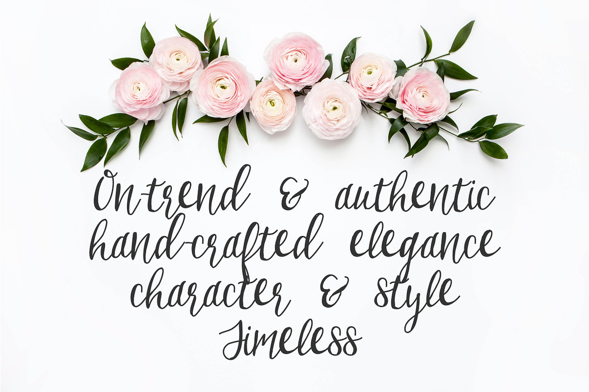 Birchwood Calligraphy Font preview 4
