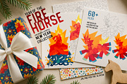 Chinese New Year of the Fire Horse, a Seasonal Illustration by Ekaterina Glazkova (Thumbnail 1 of 9)