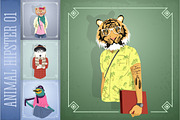 Animal Hipster 01, an Animal Illustration by Rosa Puchalt (Thumbnail 4 of 5)