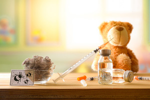 Childhood vaccination against dust mites in children's clinical, a Health & Medical Photo by Davizro's Market