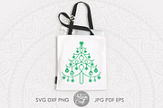 Christmas tree SVG, Holiday Clipart, an Object Graphic by Artisan Craft (Thumbnail 4 of 5)