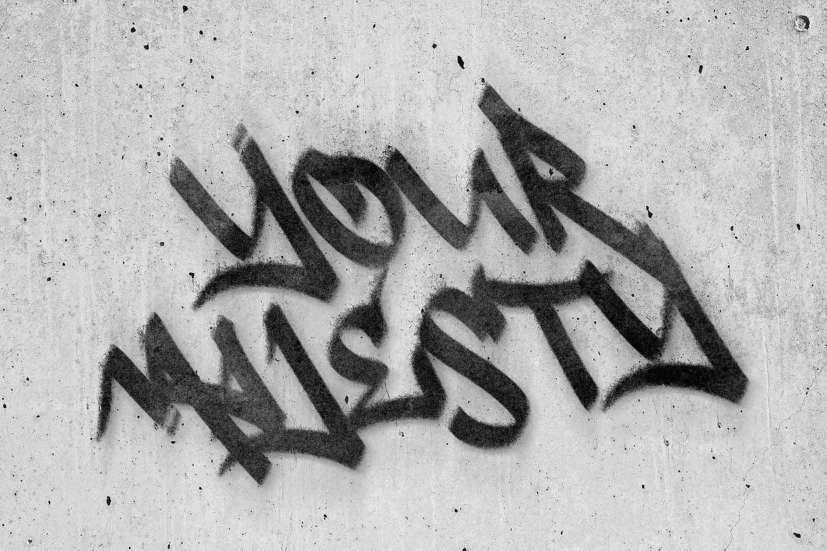 Graffiti Spray Paint Wall Effect, a Layer Style Add-On by Opaq Studio (Photo 3 of 4)