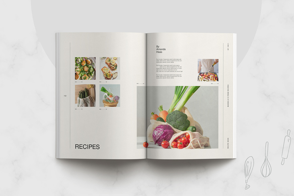 Cookbook | Recipe Book, a Brochure Template by S A N D Y (Photo 4 of 12)