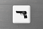 Gun Weapons Silhouette, a Technology Illustration by newminddesign (Thumbnail 2 of 3)