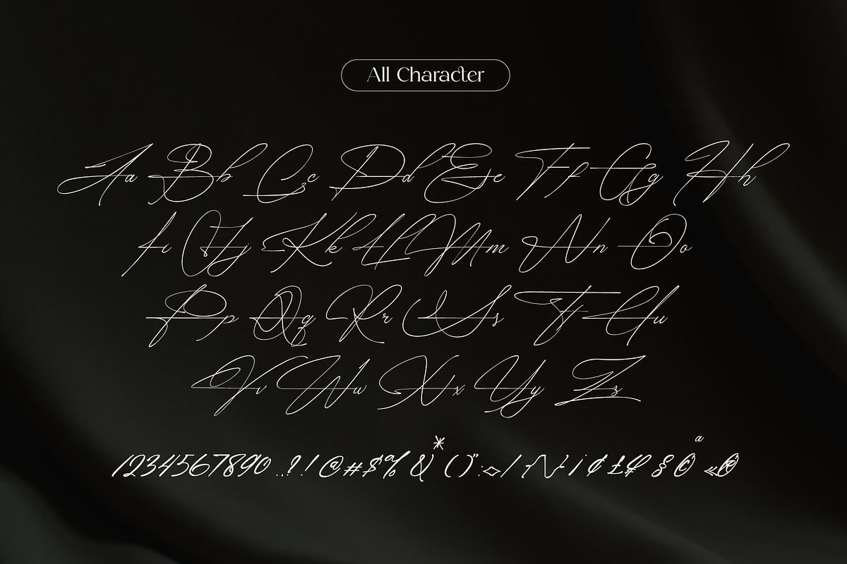 Amorate Signature - Script Font, a Script Font by Lettermine (Photo 2 of 10)