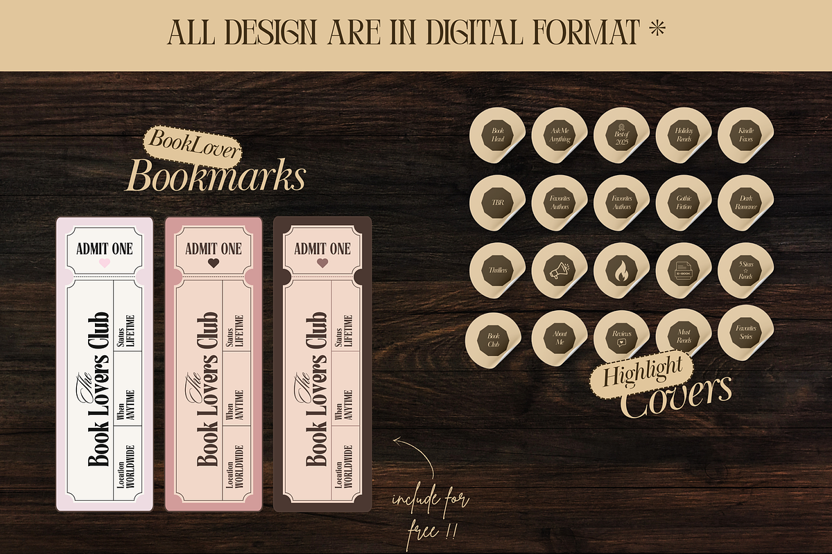 Bookstagram Dark Academia Template, a Social Media Template by PixelBloomClub (Photo 6 of 8)