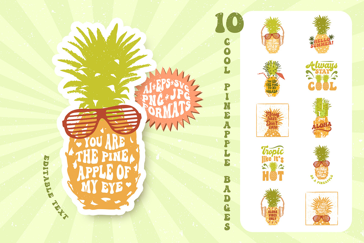 Taste Of Summer. 60 Groovy Logos, an Object Graphic by Cosmic Store (Photo 6 of 26)