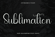 Sublimation, a Handwritten Font by FreshTypeINK (Thumbnail 1 of 8)