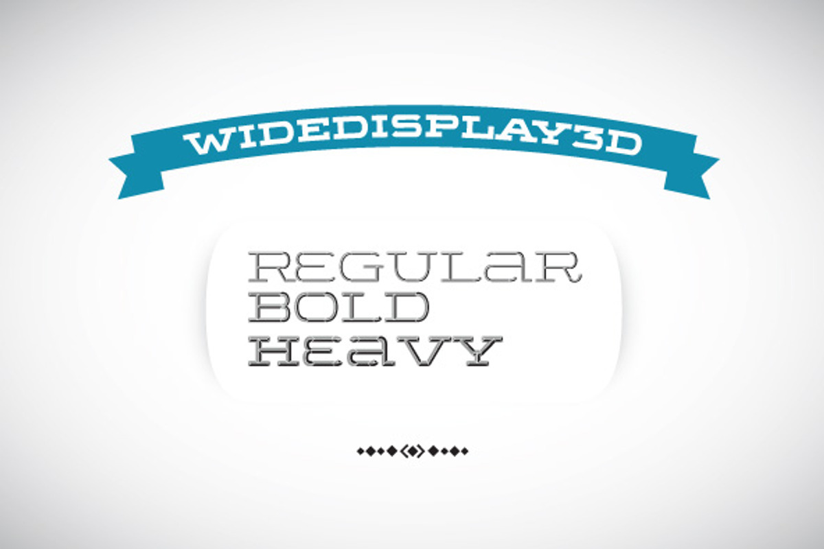 WideDisplay Regular preview 4