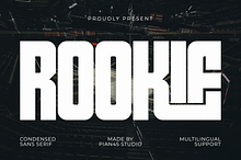 Rookie - Condensed Sans Serif Font