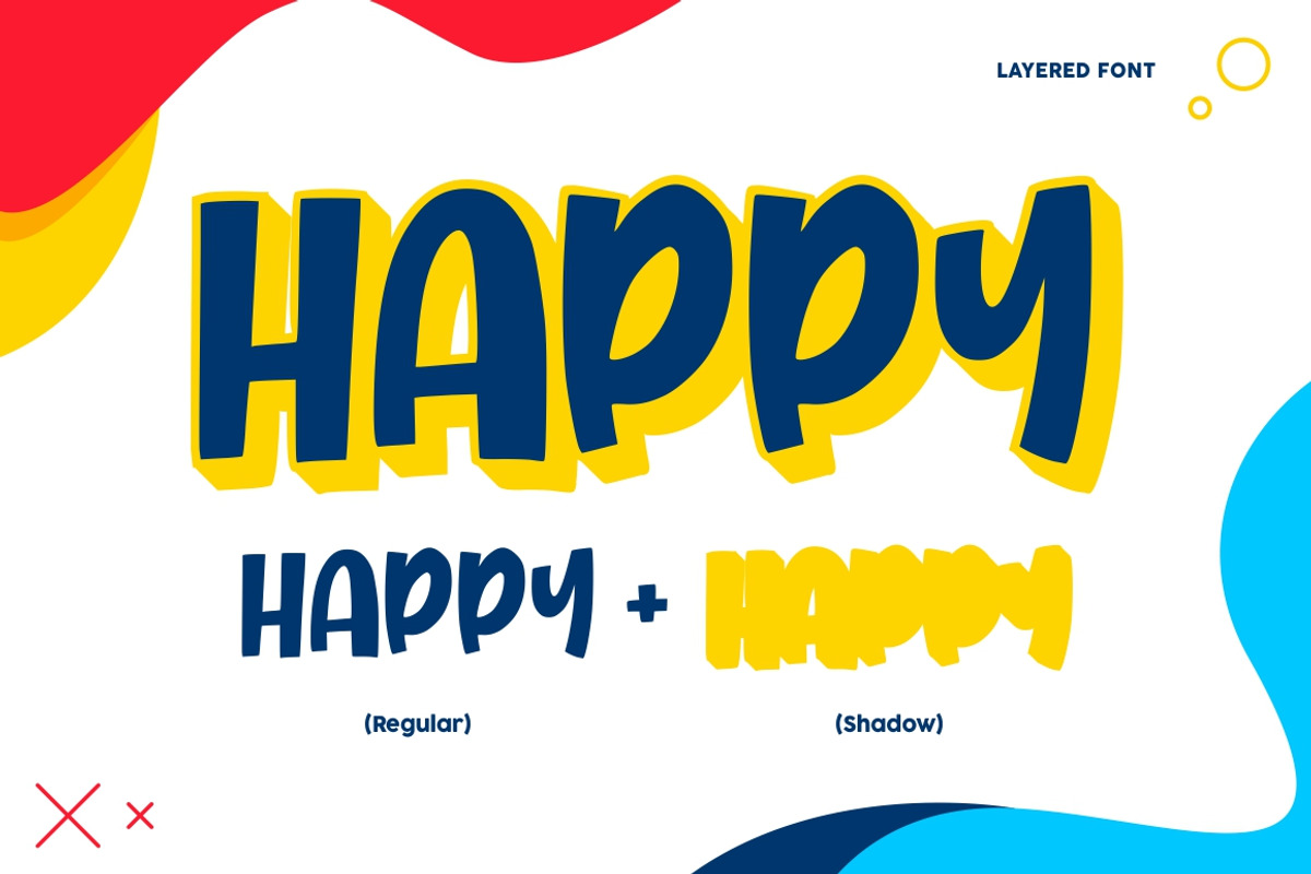 Dulce Chico - Layered Font preview 7