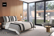 Modern Bedroom Bedding Mockup Set, a Product Mockup by creatsy5 (Thumbnail 1 of 9)