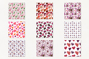 Hearts & Flowers Valentine clipart, a Pattern Graphic by Dina Guiter (Thumbnail 10 of 13)