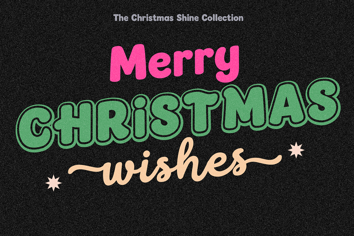 Christmas Shine, a Handwritten Font by BBtypeStudios (Photo 2 of 24)