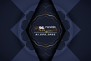 Mandala Oriental Floral art Bundle, a Background Graphic by NJ Himel (Thumbnail 1 of 97)