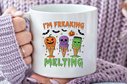 I'm Freaking Melting Sublimation Png, an Illustration by Black Bird Studio (Thumbnail 3 of 4)