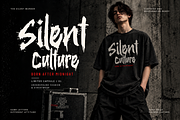 The Silent Murder - Bloody Typeface, a Sans Serif Font by agnyhasyastudio (Thumbnail 9 of 16)