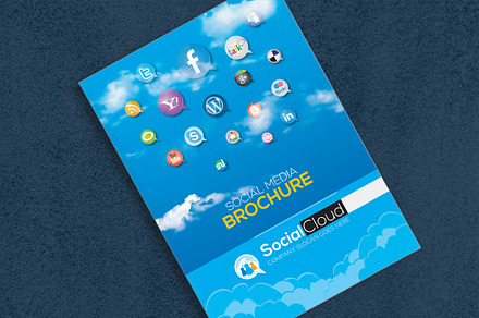 Brochure for Social Media Business, a Brochure Template by ContestDesign