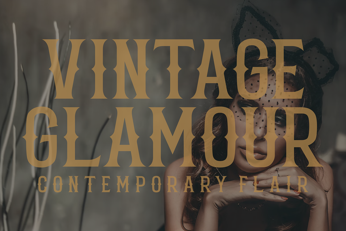 mixottally - serif vintage display f, a Font by zamjumps (Photo 7 of 10)