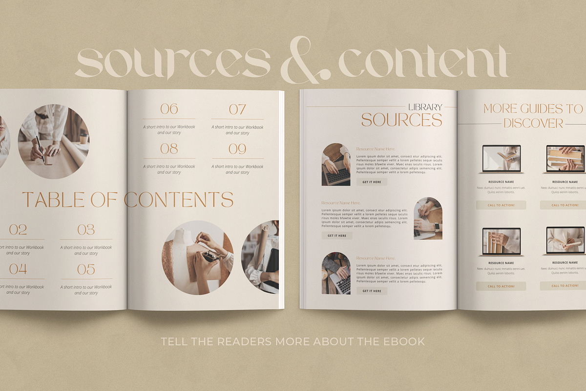 eBook Creator template | CANVA, a Marketing Template by Eesome Design Studio (Photo 4 of 11)