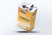 Tin Rectangular Canister Mock-Up, a Packaging Mockup by DesignRushMarket (Thumbnail 6 of 8)