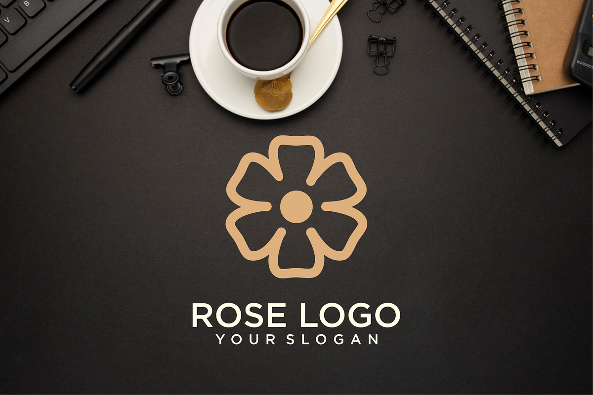 flower logo design vector, a Branding & Logo Template by BARONSTD