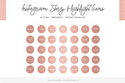Rose Gold Instagram Highlight Covers, a Social Media Template by The Brand Pub (Thumbnail 2 of 3)