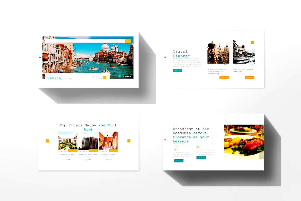 Travel PowerPoint Template, a Presentation Template by PaperMoon (Photo 3 of 6)