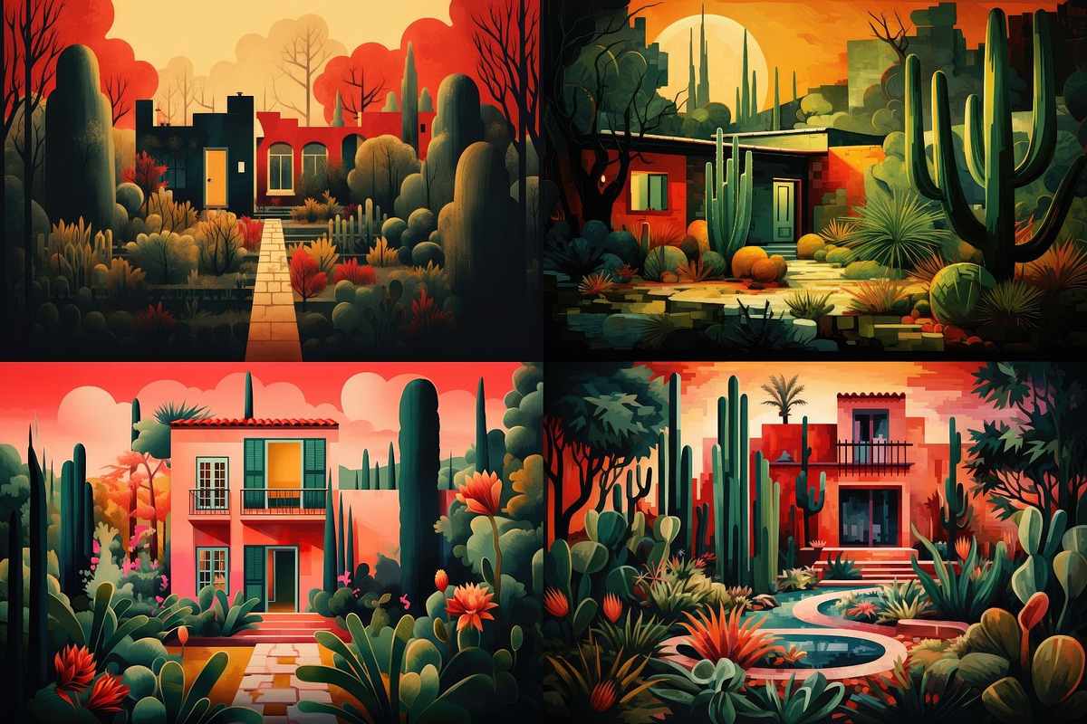 16 Desert Home Illustrations, a Decorative Illustration by HipFonts (Photo 2 of 5)