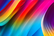 Abstract rainbow wave background, a Background Graphic by Anamul Haque Anik (Thumbnail 3 of 3)