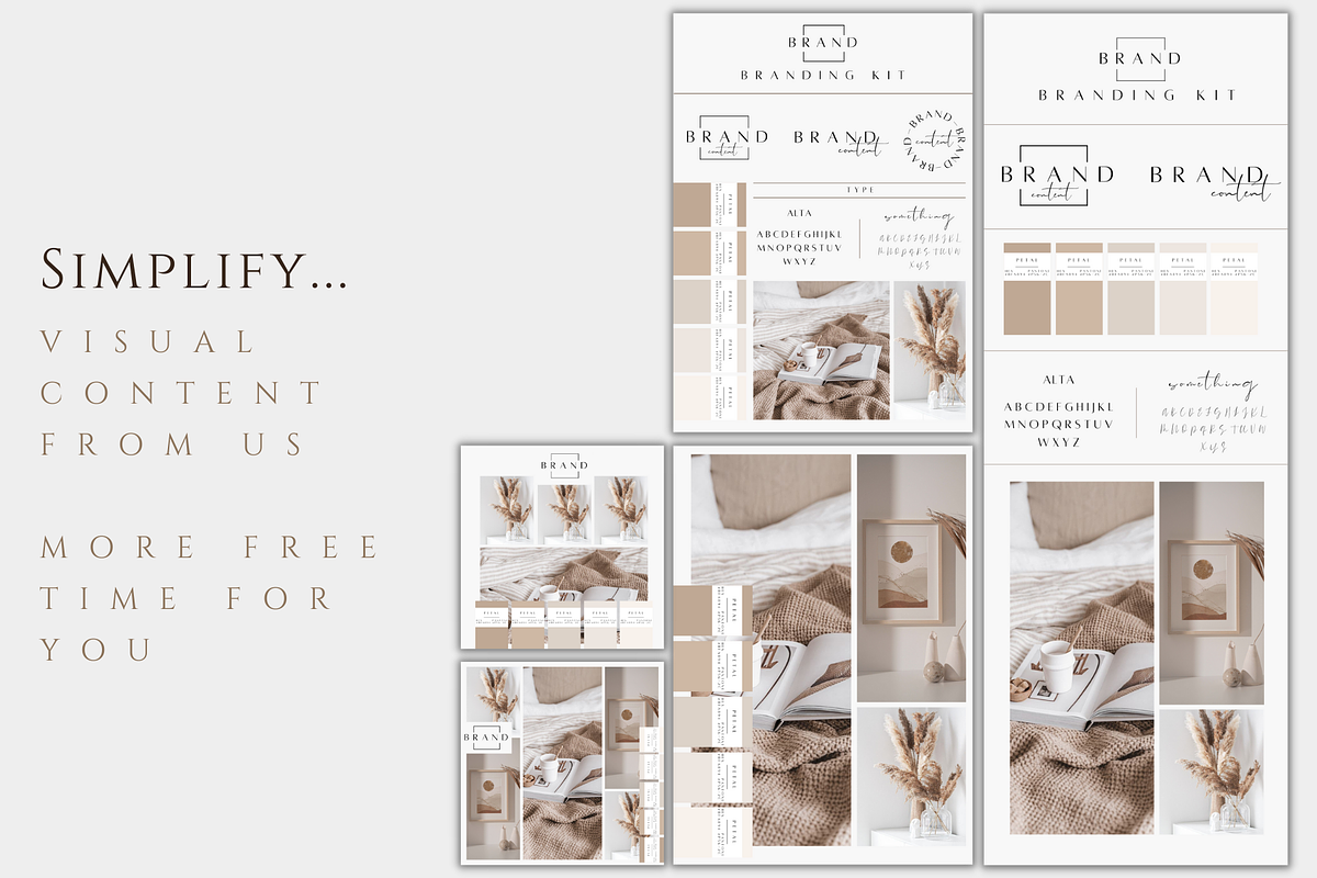 Business Brand Board Editable Kit, a Stationery Template by BRANDcontent (Photo 2 of 6)