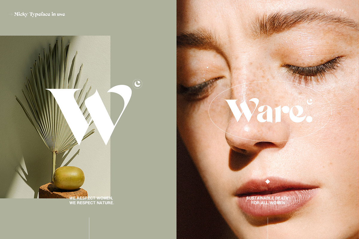 MICKY — REGULAR, OUTLINE & BONUS, a Serif Font by Madebysté. (Photo 3 of 10)
