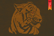 Tigers - Vector illustration, an Animal Illustration by Artistic & Unique (Thumbnail 2 of 8)