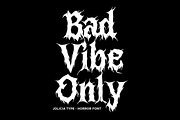 Spooky Party Club | Halloween Horror, a Blackletter Font by Jolicia Type (Thumbnail 6 of 14)